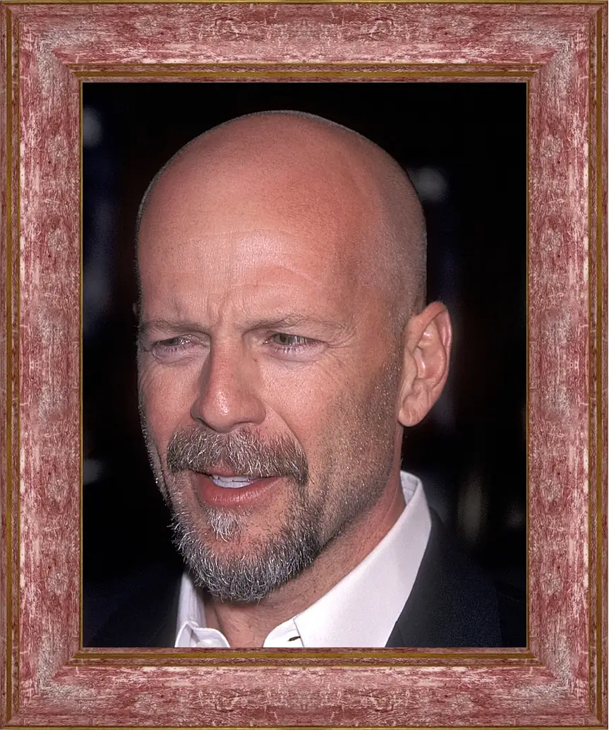 Картина в раме - Брюс Уиллис. Bruce Willis