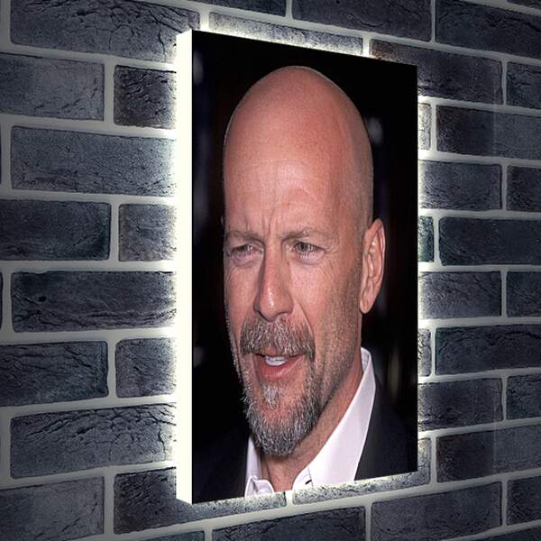 Лайтбокс световая панель - Брюс Уиллис. Bruce Willis