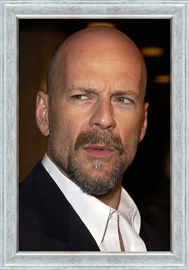 Картина в раме - Брюс Уиллис. Bruce Willis