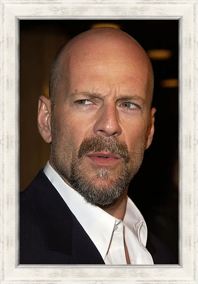 Картина в раме - Брюс Уиллис. Bruce Willis