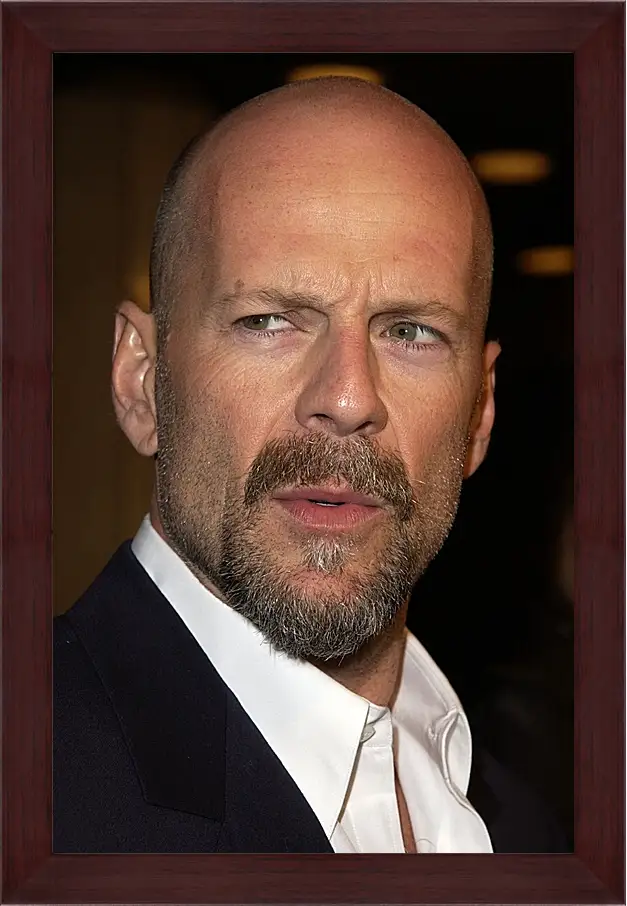 Картина в раме - Брюс Уиллис. Bruce Willis