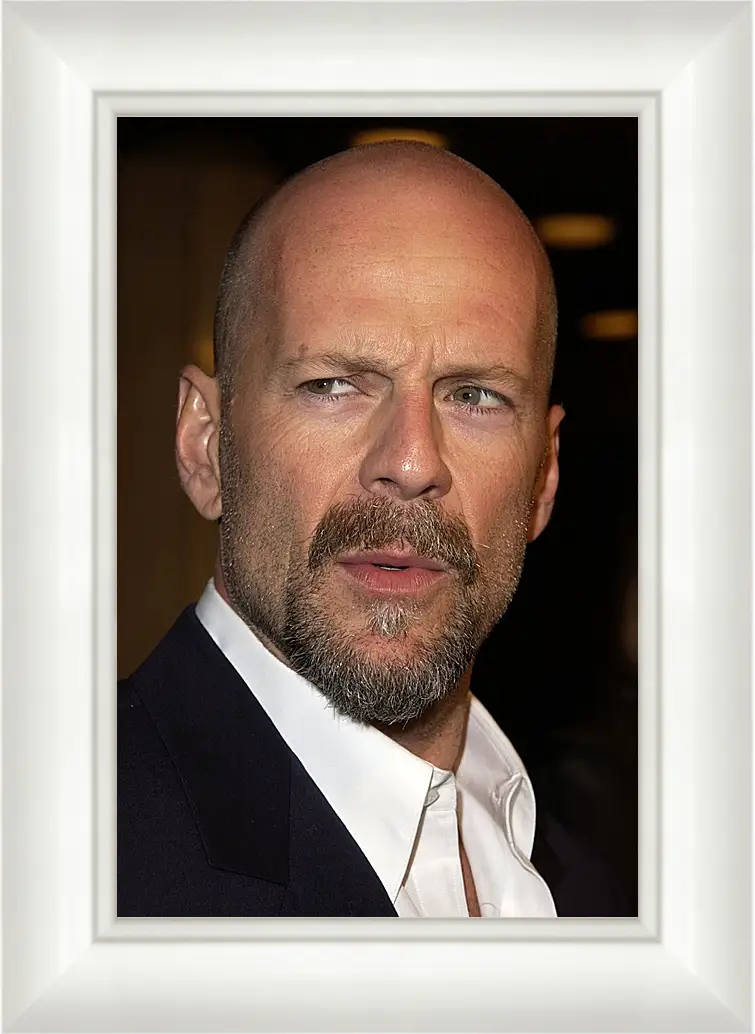 Картина в раме - Брюс Уиллис. Bruce Willis