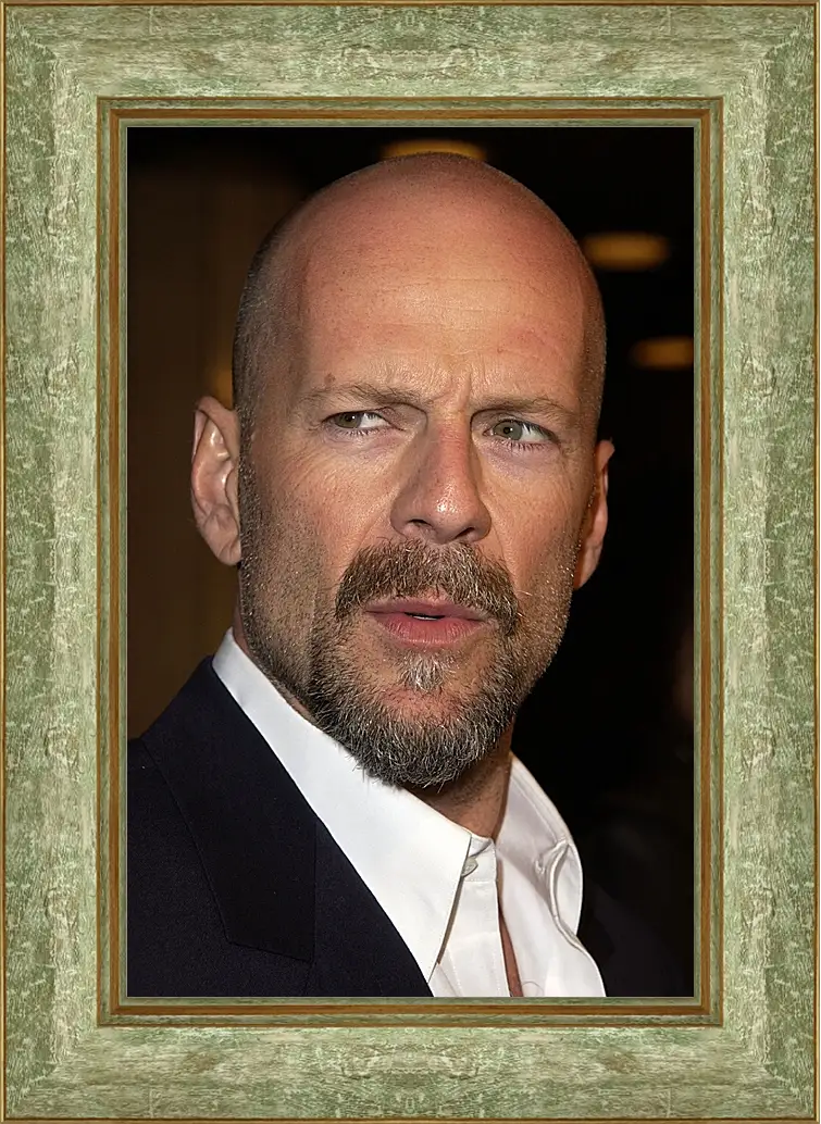 Картина в раме - Брюс Уиллис. Bruce Willis