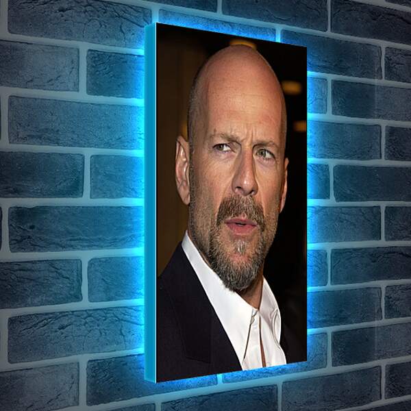 Лайтбокс световая панель - Брюс Уиллис. Bruce Willis