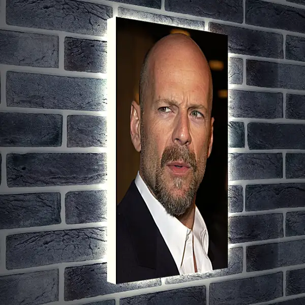 Лайтбокс световая панель - Брюс Уиллис. Bruce Willis