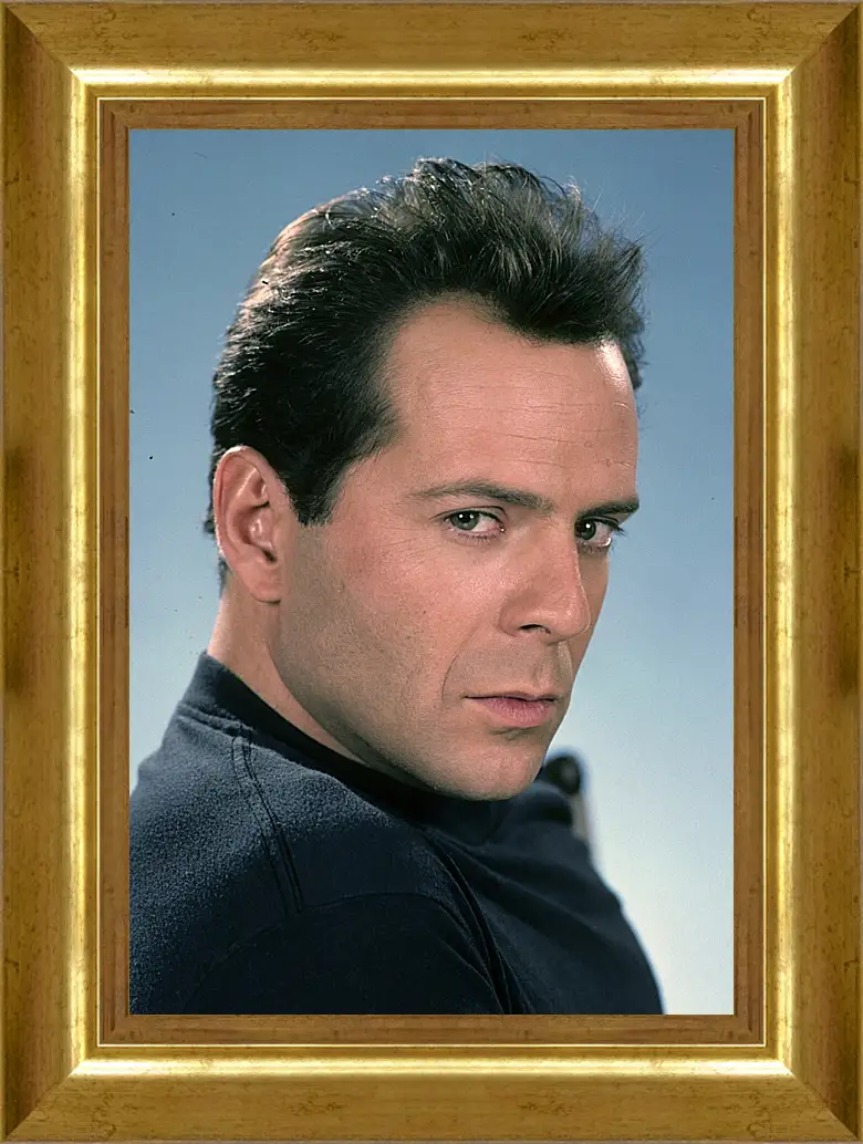 Картина в раме - Брюс Уиллис. Bruce Willis