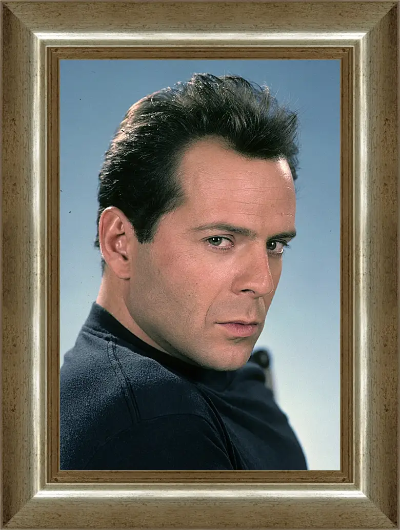 Картина в раме - Брюс Уиллис. Bruce Willis