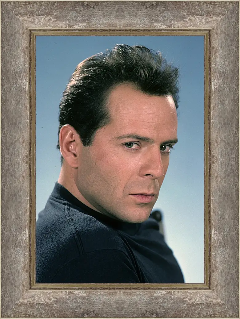 Картина в раме - Брюс Уиллис. Bruce Willis