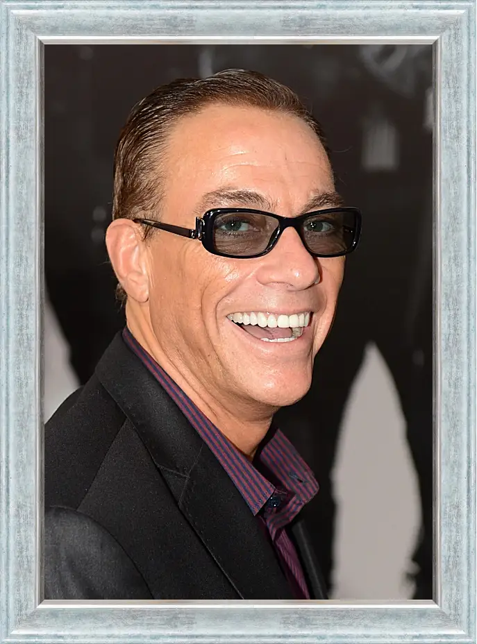 Картина в раме - Жан-Клод Ван Дамм. Jean-Claude Van Damme