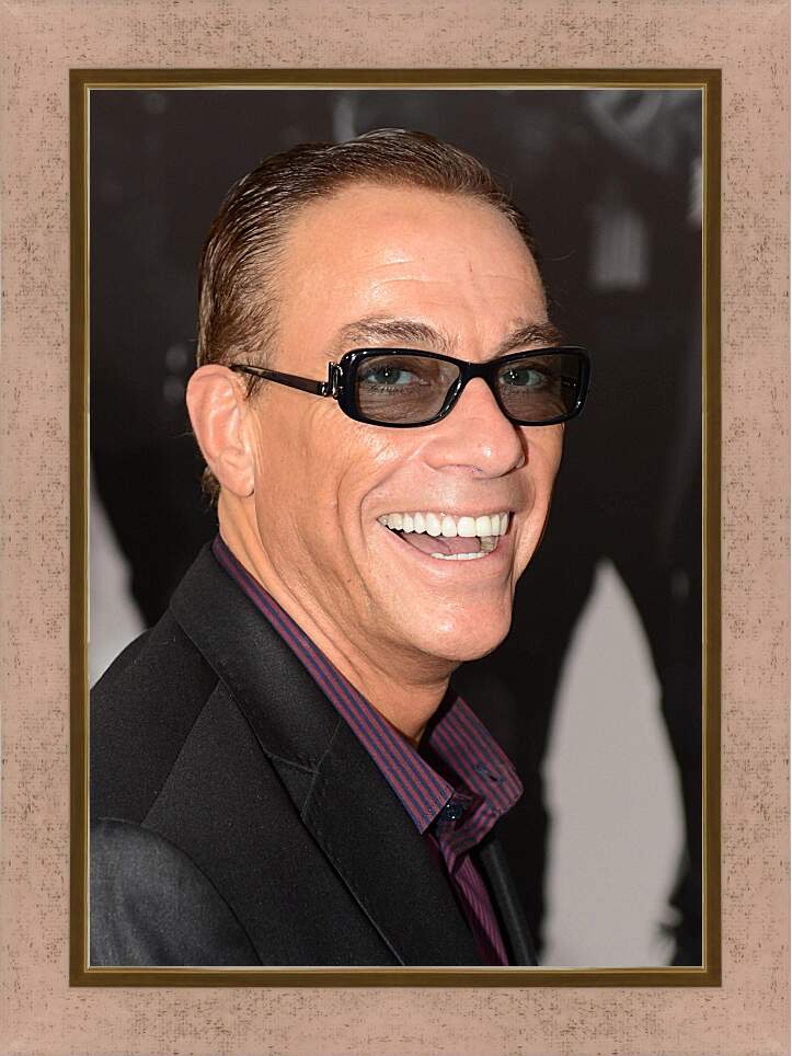 Картина в раме - Жан-Клод Ван Дамм. Jean-Claude Van Damme