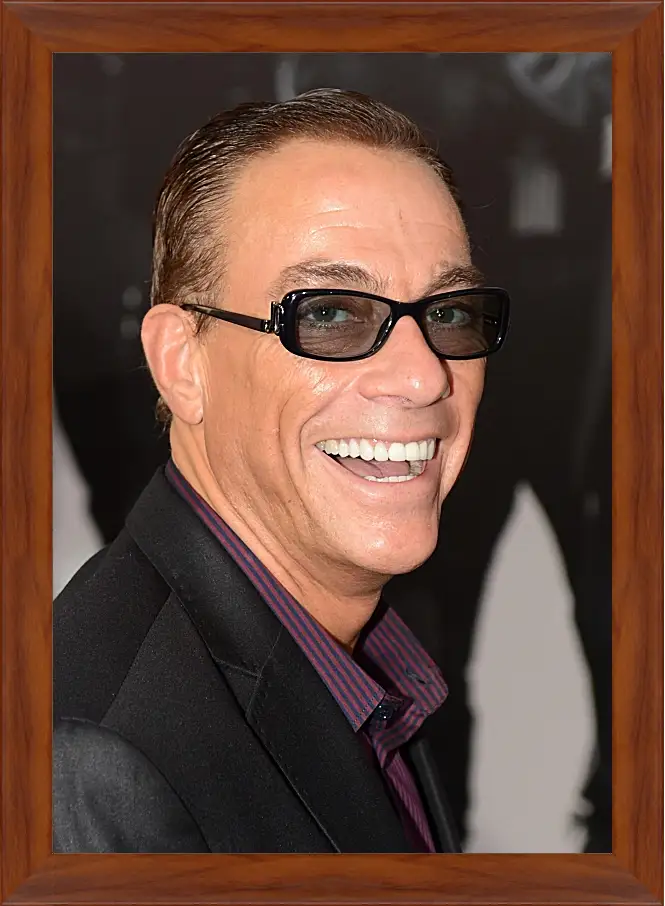 Картина в раме - Жан-Клод Ван Дамм. Jean-Claude Van Damme