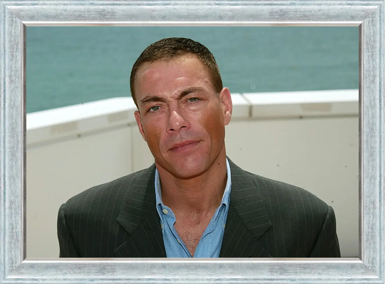 Картина в раме - Жан-Клод Ван Дамм. Jean-Claude Van Damme