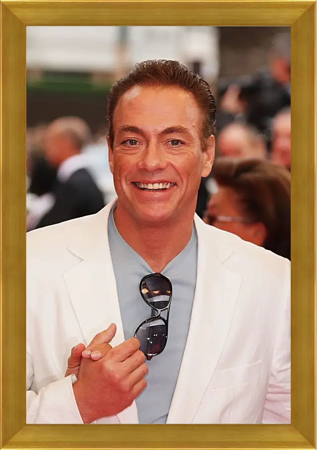 Картина в раме - Жан-Клод Ван Дамм. Jean-Claude Van Damme