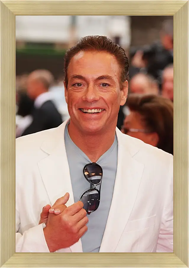 Картина в раме - Жан-Клод Ван Дамм. Jean-Claude Van Damme