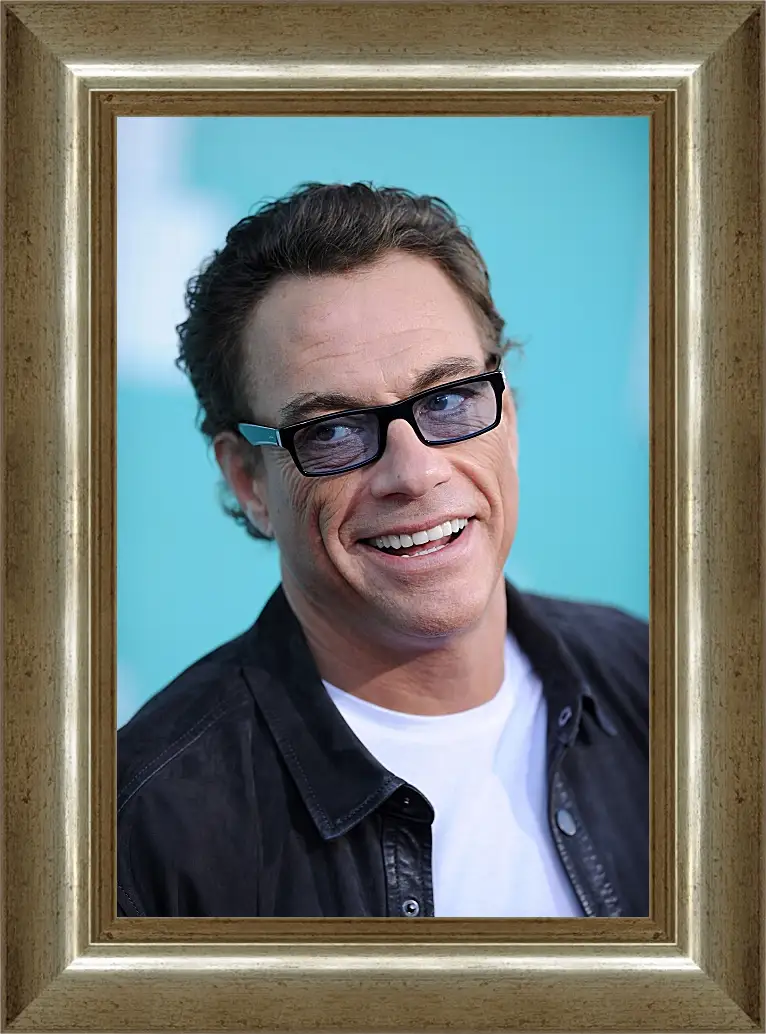 Картина в раме - Жан-Клод Ван Дамм. Jean-Claude Van Damme