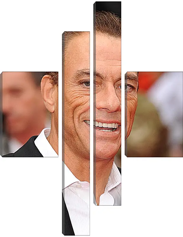 Модульная картина - Жан-Клод Ван Дамм. Jean-Claude Van Damme