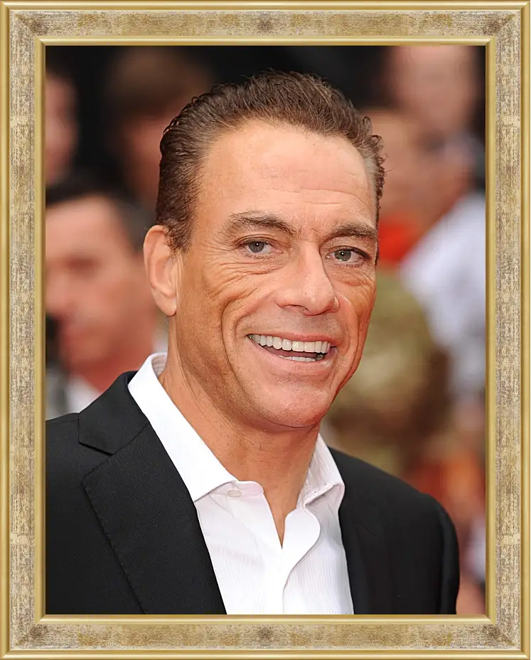 Картина в раме - Жан-Клод Ван Дамм. Jean-Claude Van Damme