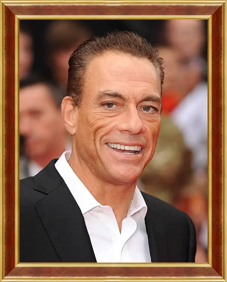 Картина в раме - Жан-Клод Ван Дамм. Jean-Claude Van Damme