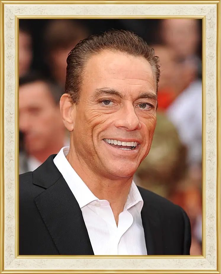 Картина в раме - Жан-Клод Ван Дамм. Jean-Claude Van Damme