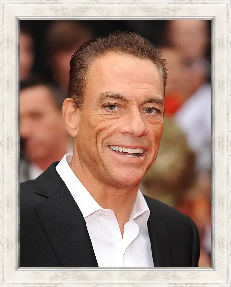 Картина в раме - Жан-Клод Ван Дамм. Jean-Claude Van Damme