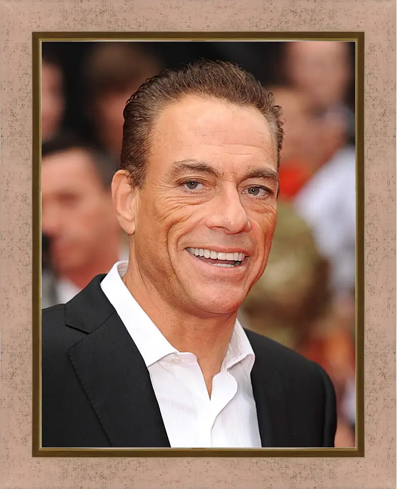 Картина в раме - Жан-Клод Ван Дамм. Jean-Claude Van Damme