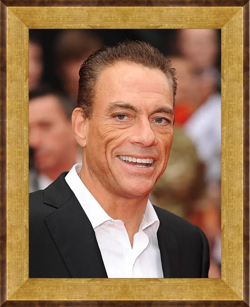 Картина в раме - Жан-Клод Ван Дамм. Jean-Claude Van Damme