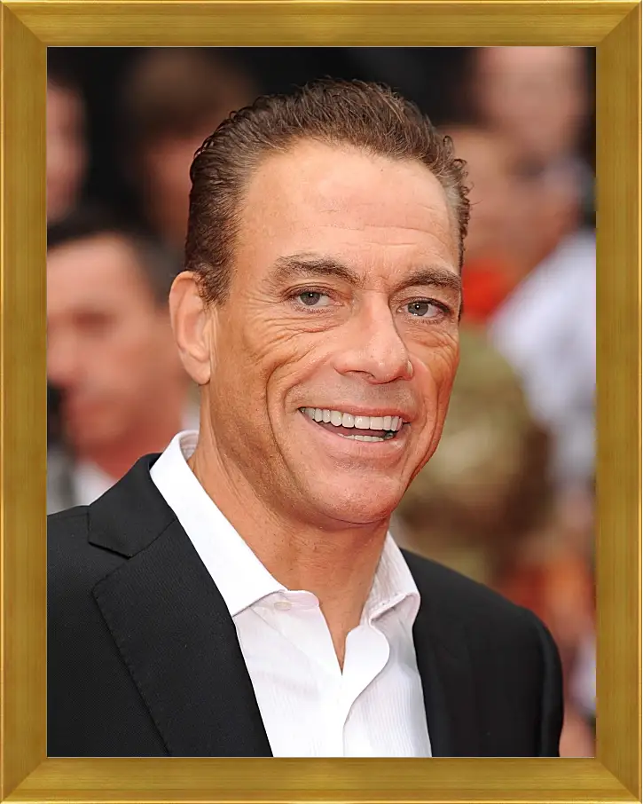 Картина в раме - Жан-Клод Ван Дамм. Jean-Claude Van Damme