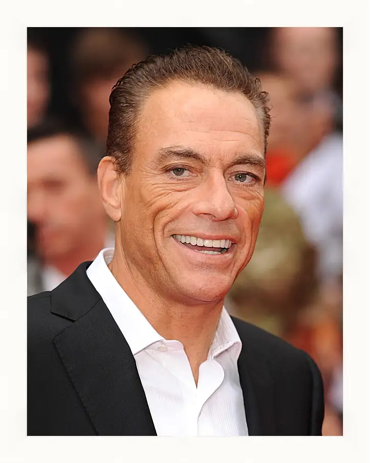 Картина в раме - Жан-Клод Ван Дамм. Jean-Claude Van Damme