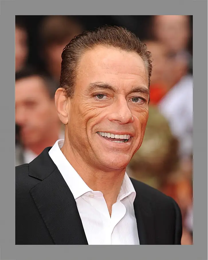 Картина в раме - Жан-Клод Ван Дамм. Jean-Claude Van Damme