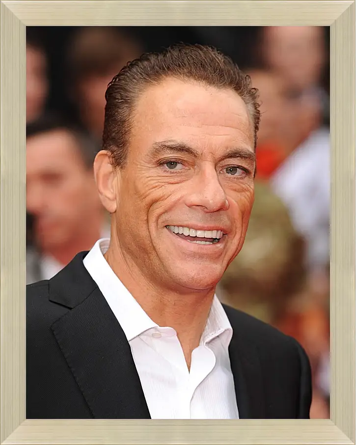 Картина в раме - Жан-Клод Ван Дамм. Jean-Claude Van Damme