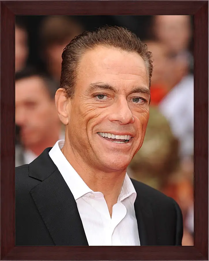 Картина в раме - Жан-Клод Ван Дамм. Jean-Claude Van Damme