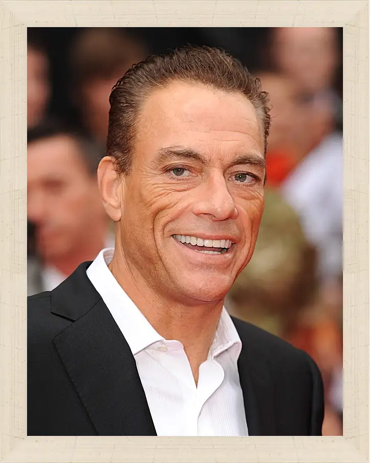 Картина в раме - Жан-Клод Ван Дамм. Jean-Claude Van Damme