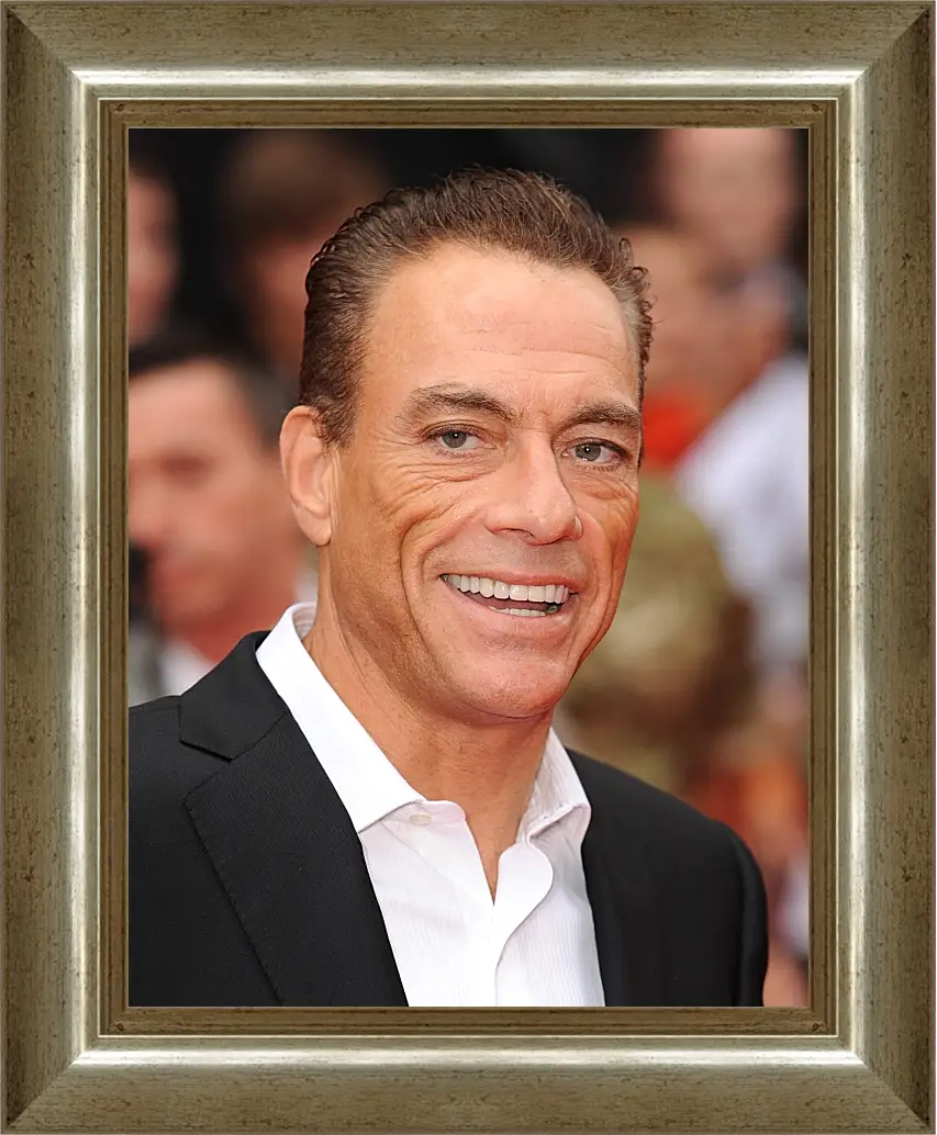 Картина в раме - Жан-Клод Ван Дамм. Jean-Claude Van Damme