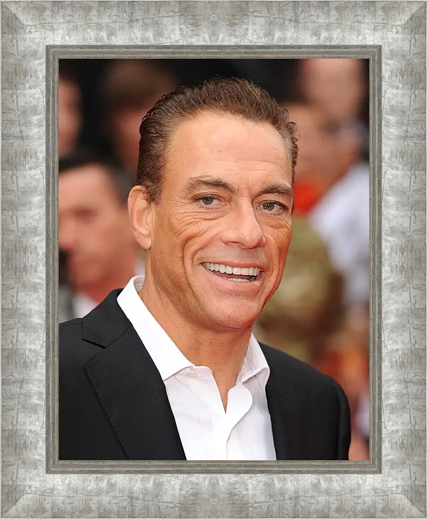 Картина в раме - Жан-Клод Ван Дамм. Jean-Claude Van Damme