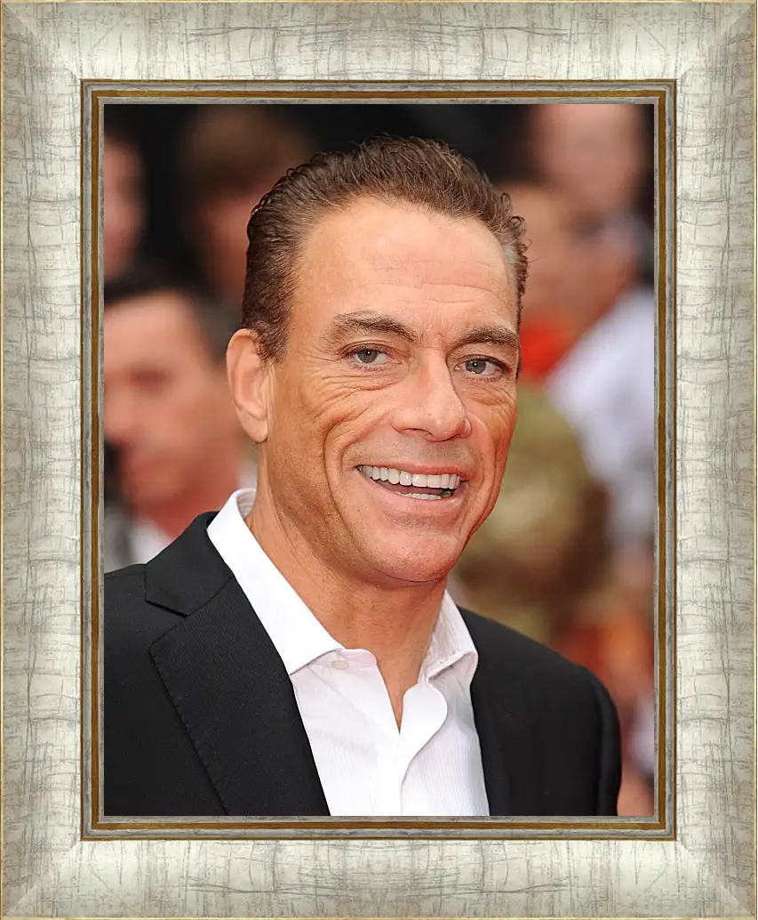 Картина в раме - Жан-Клод Ван Дамм. Jean-Claude Van Damme