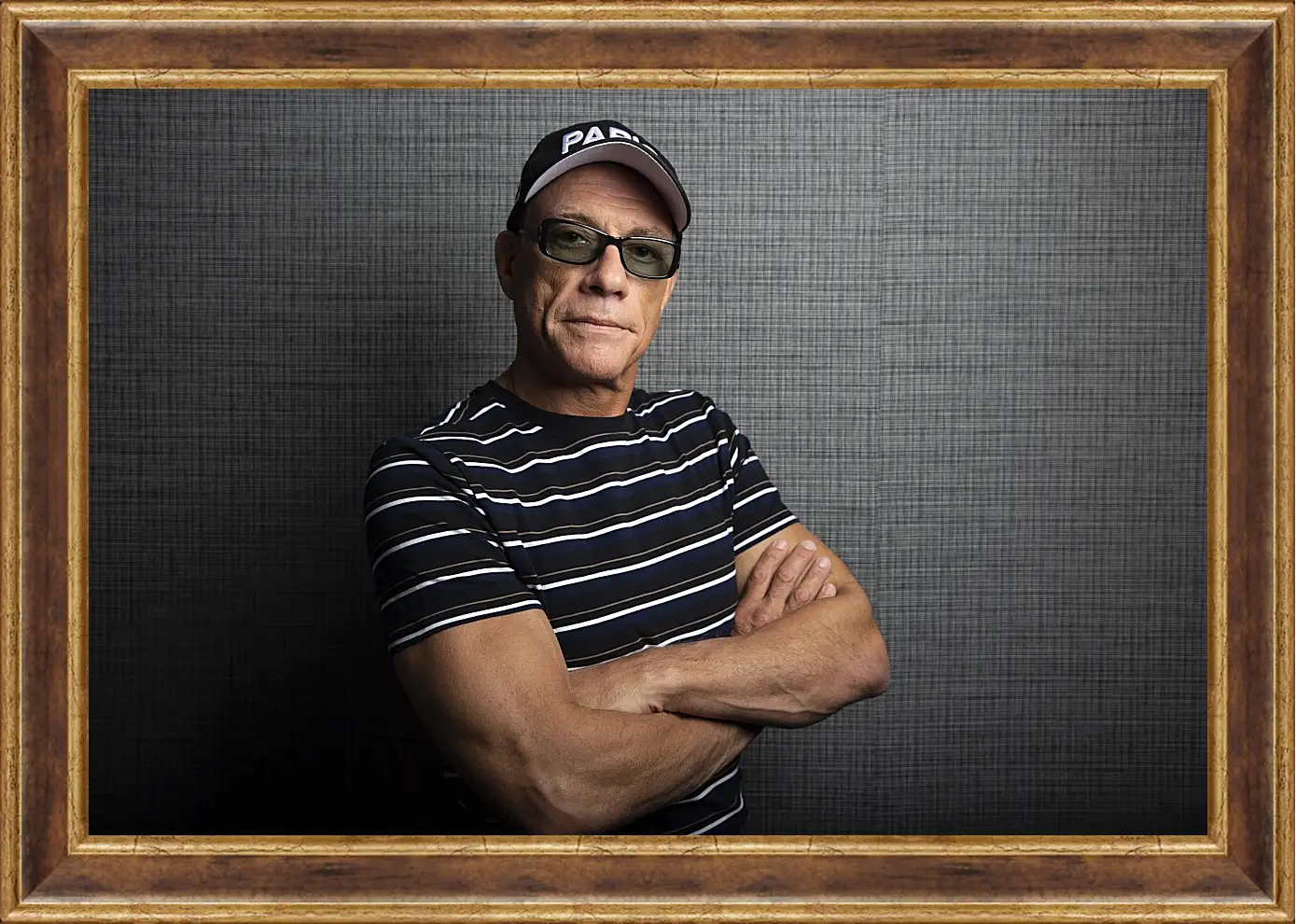 Картина в раме - Жан-Клод Ван Дамм. Jean-Claude Van Damme