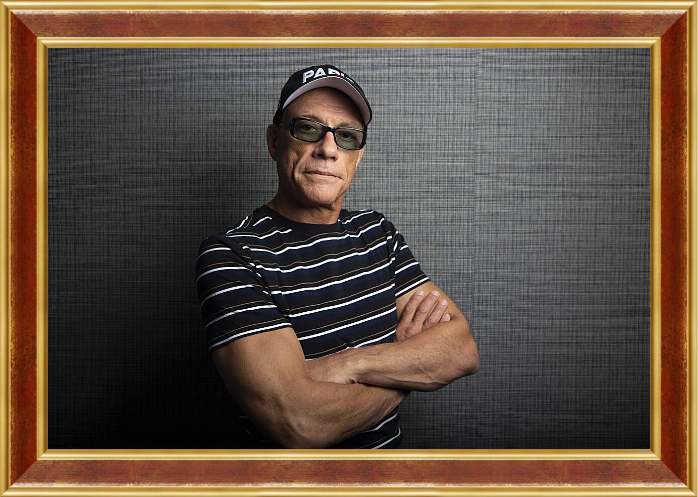 Картина в раме - Жан-Клод Ван Дамм. Jean-Claude Van Damme
