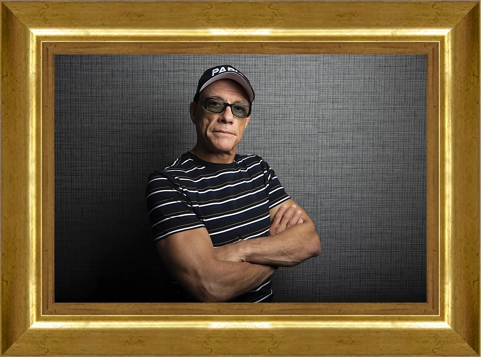 Картина в раме - Жан-Клод Ван Дамм. Jean-Claude Van Damme