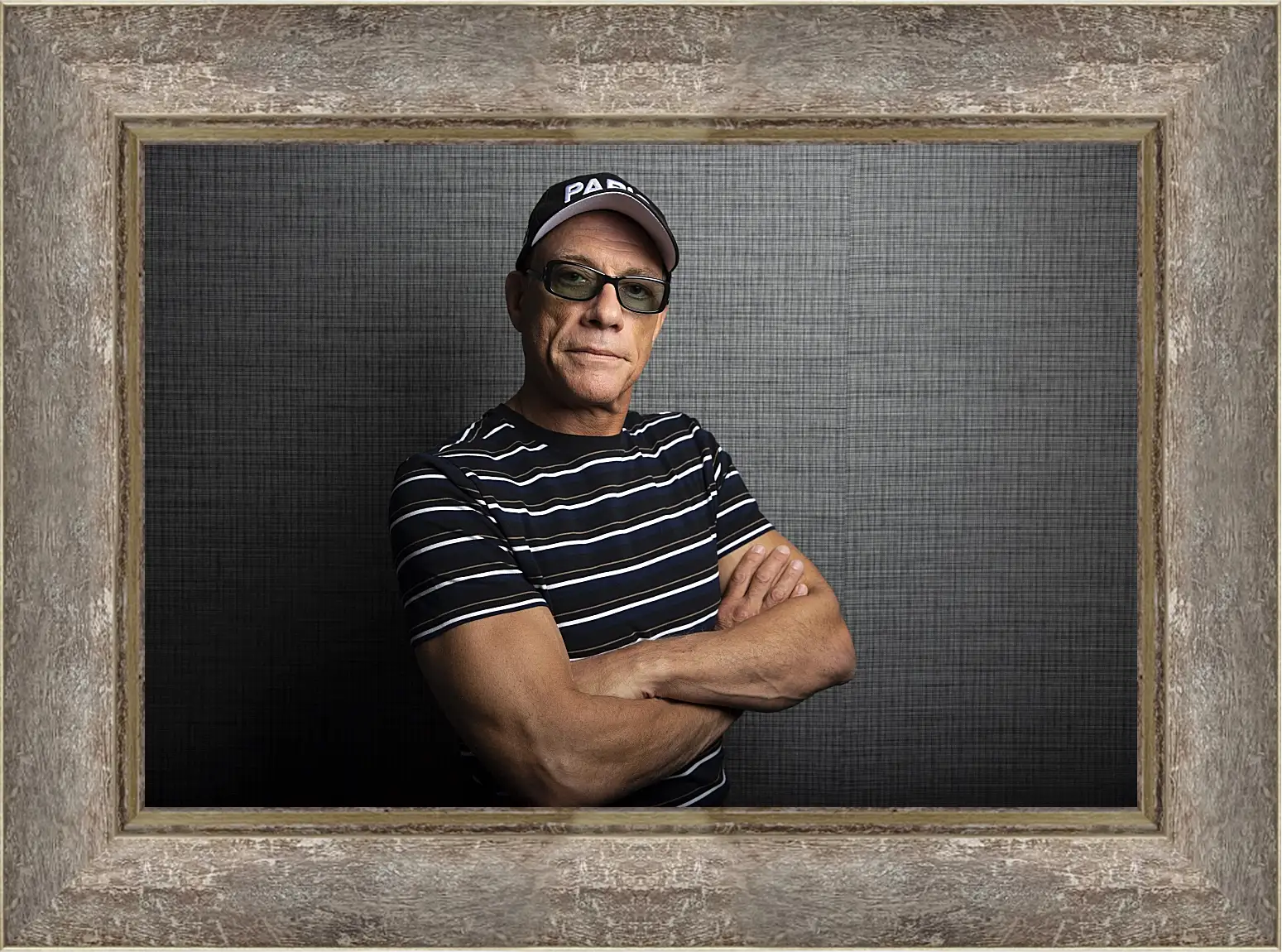 Картина в раме - Жан-Клод Ван Дамм. Jean-Claude Van Damme