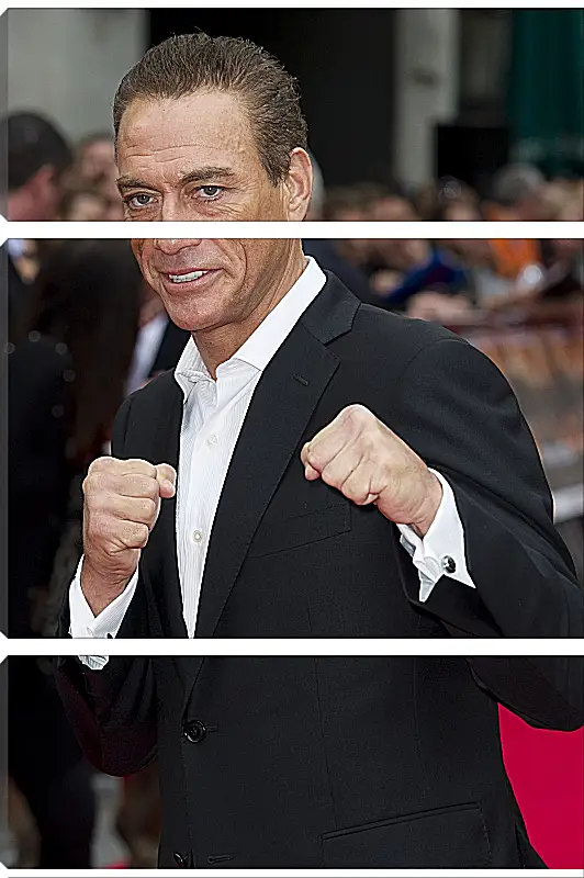 Модульная картина - Жан-Клод Ван Дамм. Jean-Claude Van Damme