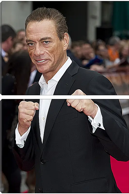 Модульная картина - Жан-Клод Ван Дамм. Jean-Claude Van Damme