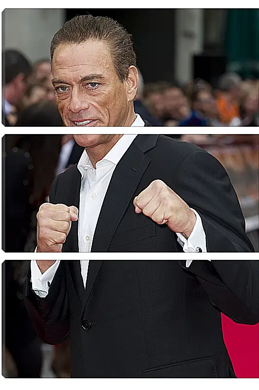 Модульная картина - Жан-Клод Ван Дамм. Jean-Claude Van Damme