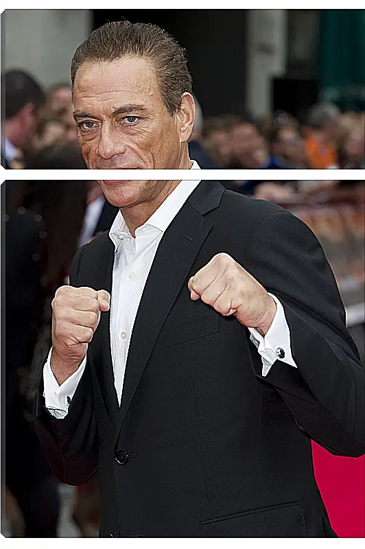 Модульная картина - Жан-Клод Ван Дамм. Jean-Claude Van Damme