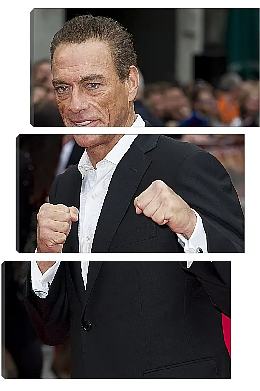 Модульная картина - Жан-Клод Ван Дамм. Jean-Claude Van Damme