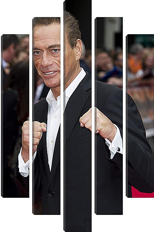 Модульная картина - Жан-Клод Ван Дамм. Jean-Claude Van Damme