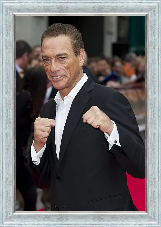 Картина в раме - Жан-Клод Ван Дамм. Jean-Claude Van Damme