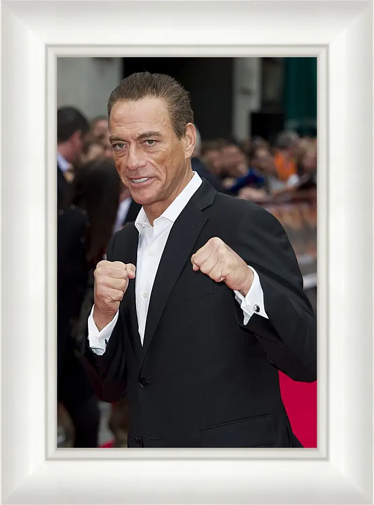 Картина в раме - Жан-Клод Ван Дамм. Jean-Claude Van Damme