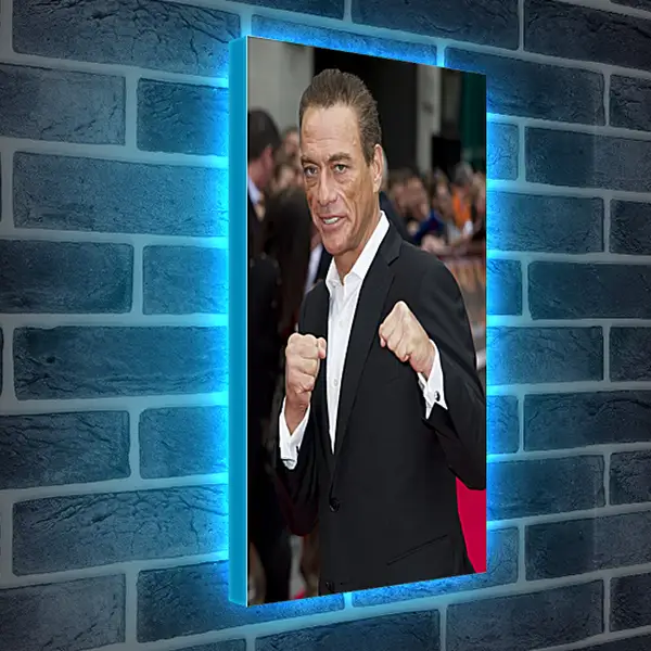 Лайтбокс световая панель - Жан-Клод Ван Дамм. Jean-Claude Van Damme