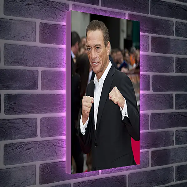 Лайтбокс световая панель - Жан-Клод Ван Дамм. Jean-Claude Van Damme