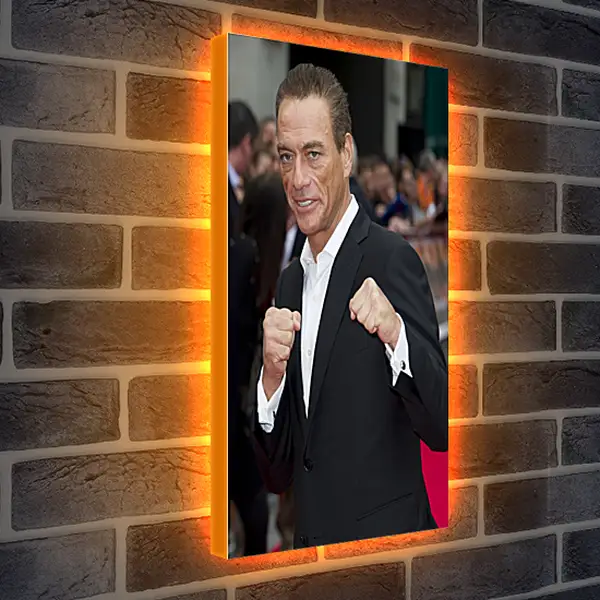 Лайтбокс световая панель - Жан-Клод Ван Дамм. Jean-Claude Van Damme